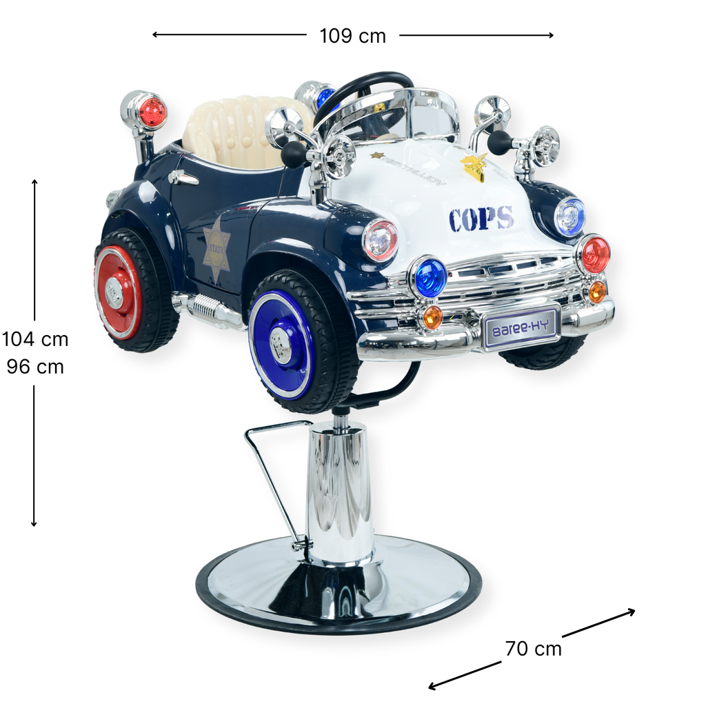 Barberchair Kids Police Black/White