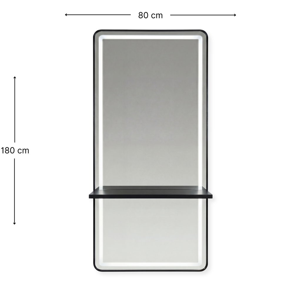 Noa Salon Mirror Monaco Black