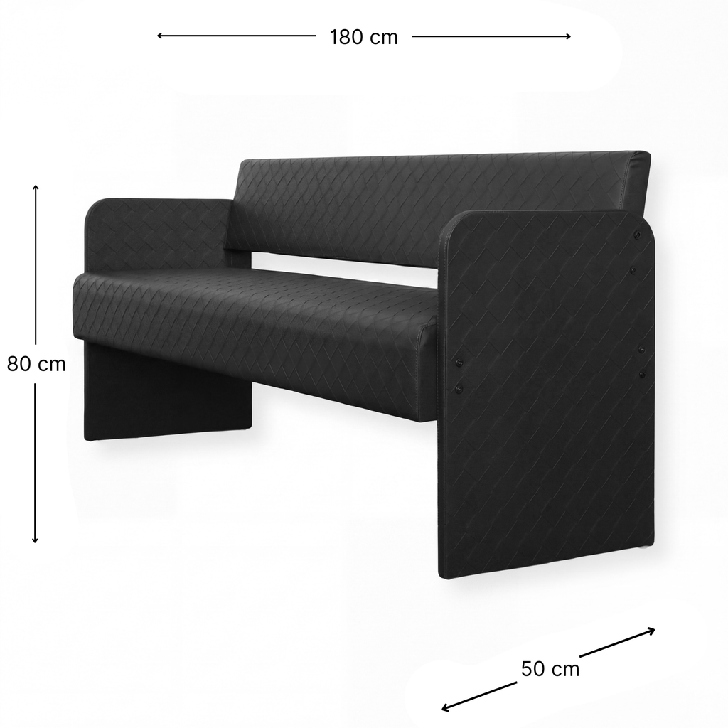 Sofa Leather Black
