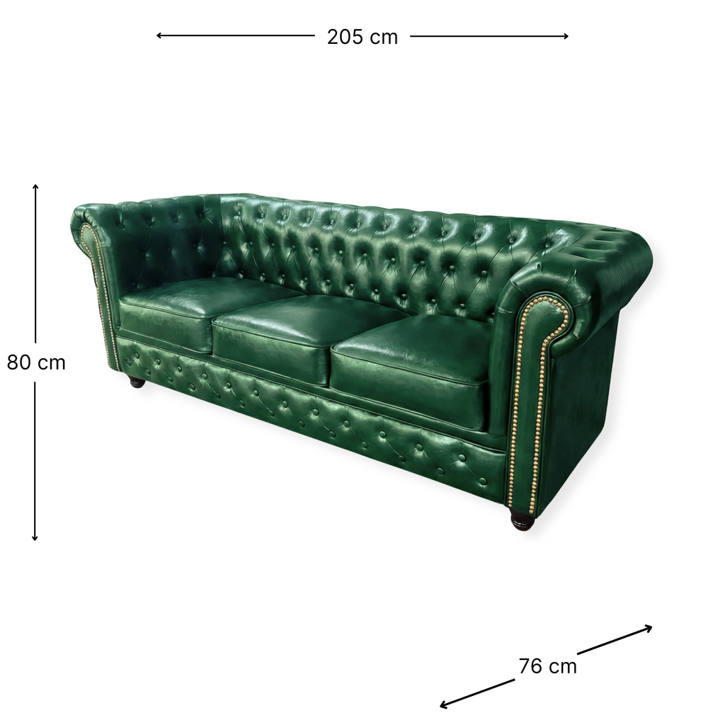 Sofa Chesterfield Green
