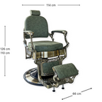 Master Barber Chair Grey Brown