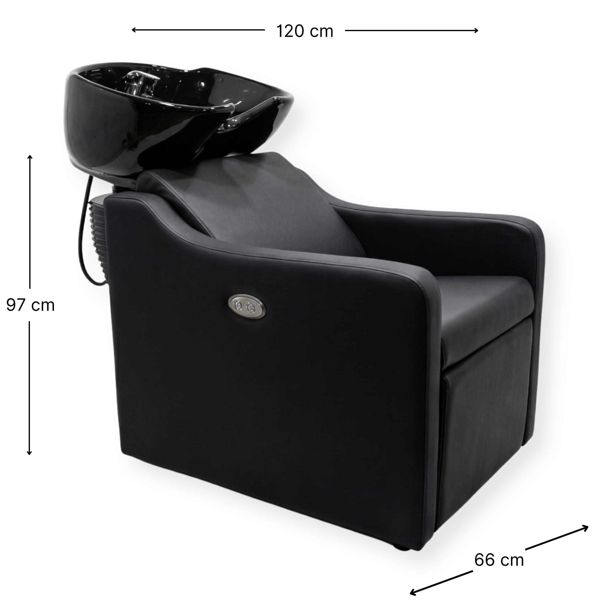 Royal Shampoo Chair Wash Unit With Footrest