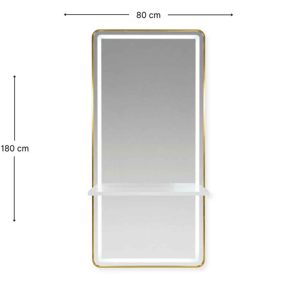 Noa Salon Mirror Monaco Gold