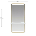 Noa Salon Mirror Monaco Gold