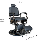 Master Barber Chair Gloss Black