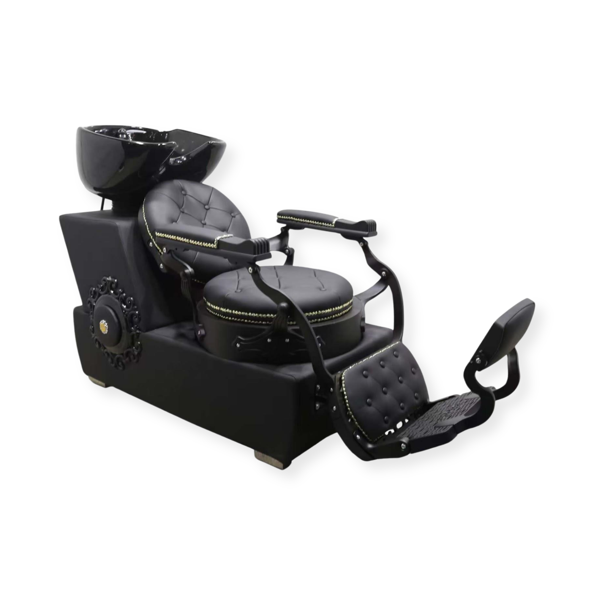 Royal Shampoo Bed Wash Unit King Matte Black