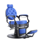 Legend Barber Chair Black Blue