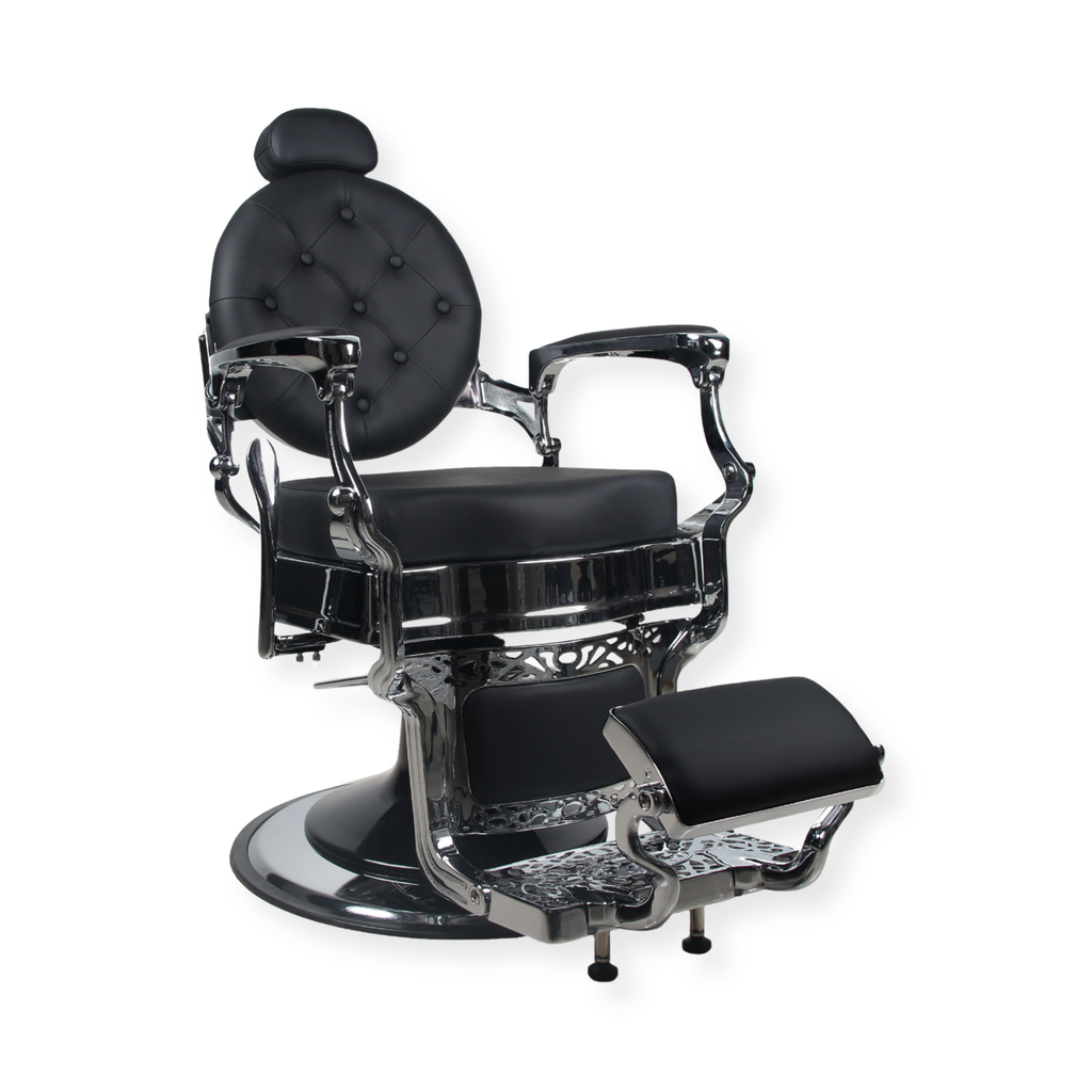 Barberchair Senior - Silver/Black