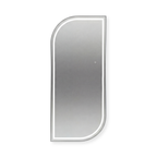 Salon Mirror Stockholm - 180x80cm - Silver