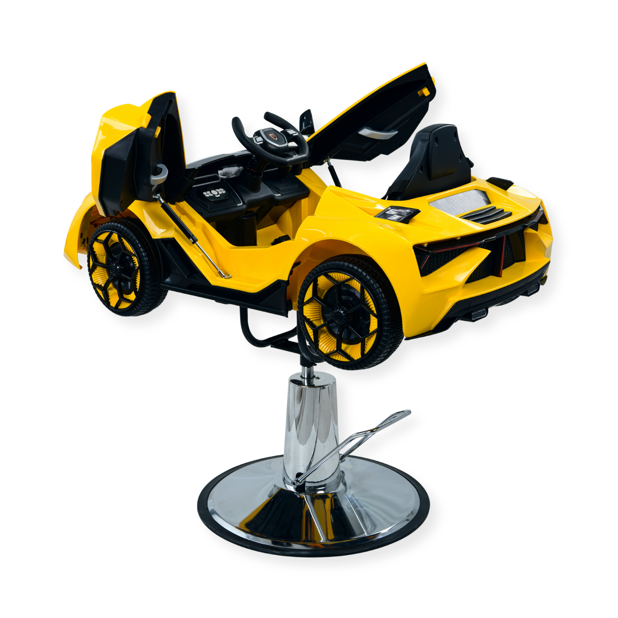 Barberchair Kids Lamborghini Yellow