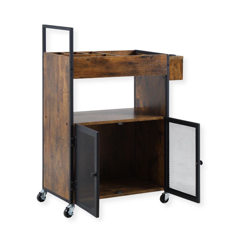 Mobile Barber Workstation - London - Brown
