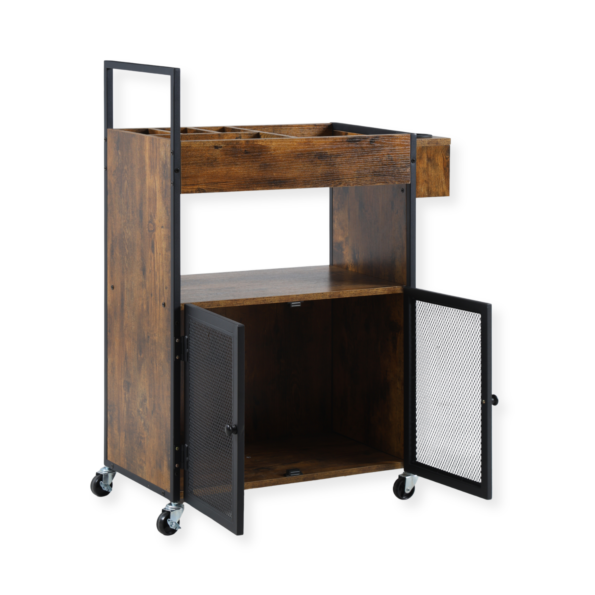 Mobile Barber Workstation - London - Brown
