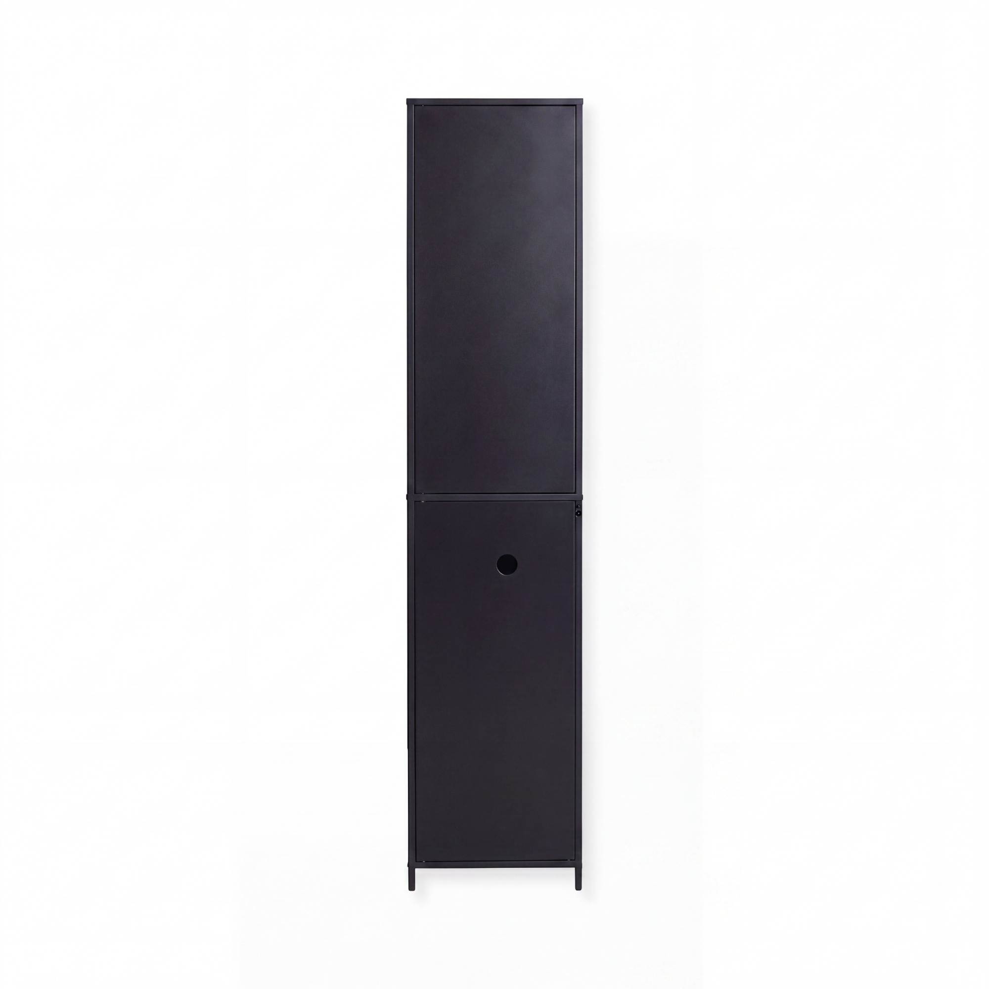 Narrow Display Cabinet  - London - Black