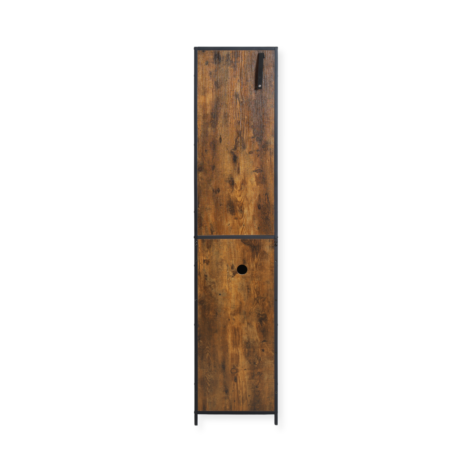Narrow Display Cabinet - London - Brown