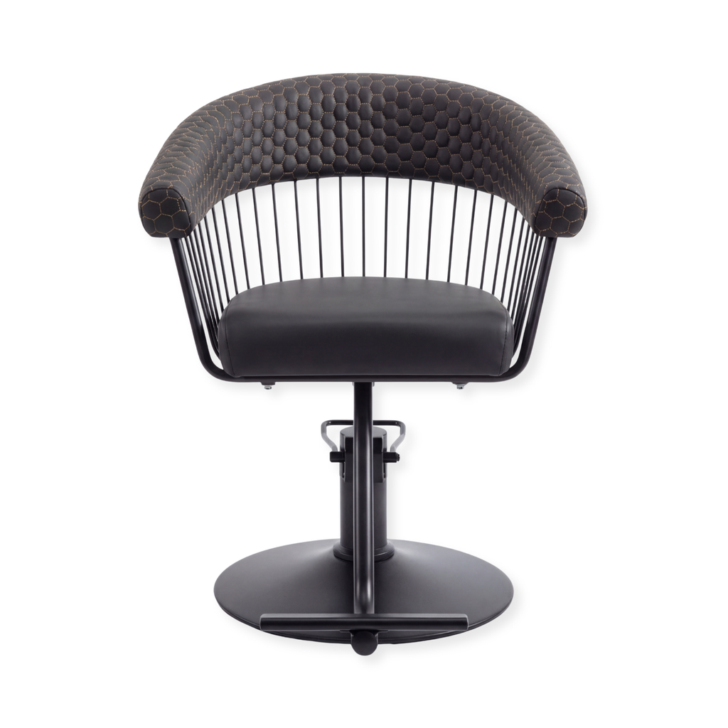 Salon Chair - Queen - Gold/Black