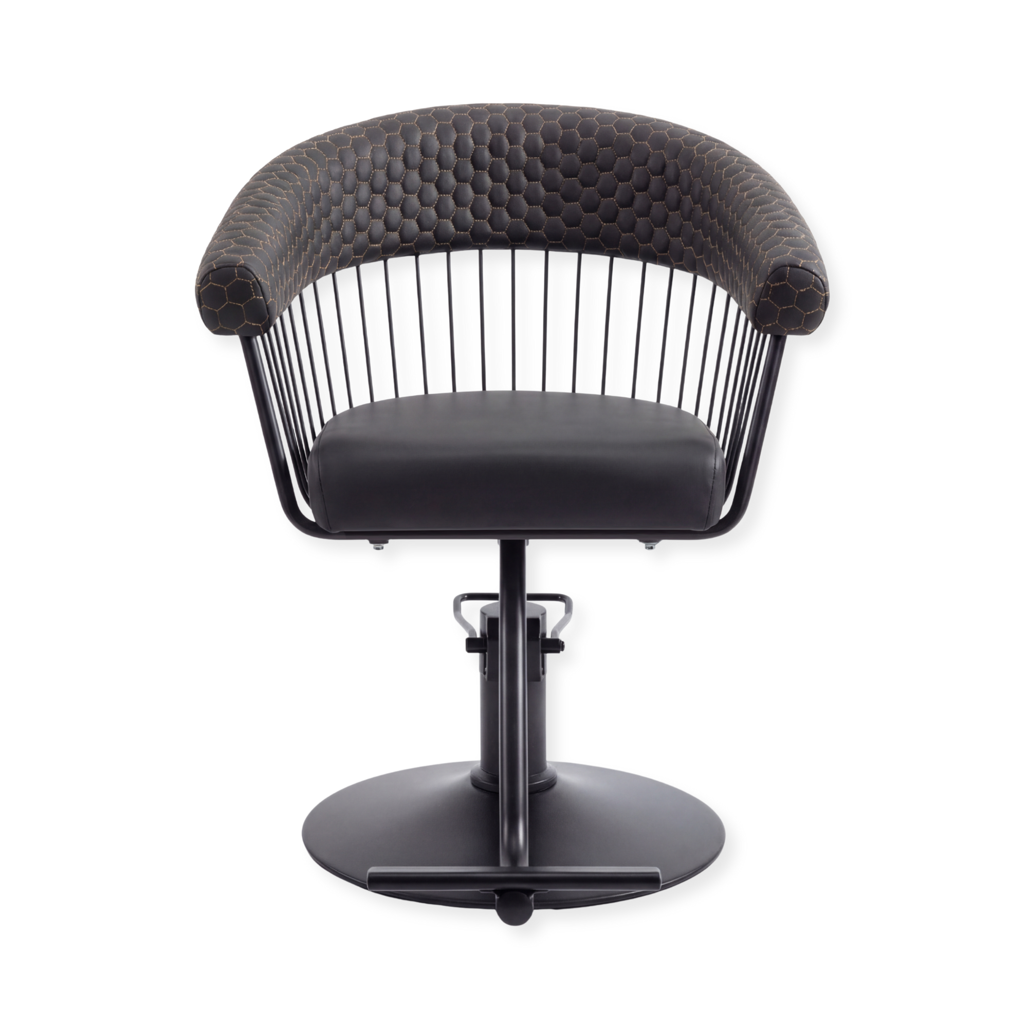 Salon Chair - Queen - Gold/Black