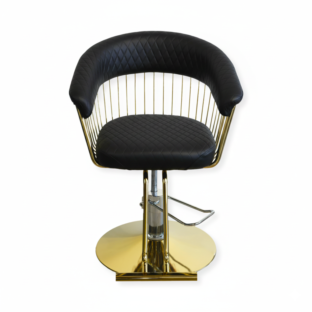 Salon Chair - Luxe - Gold/Black
