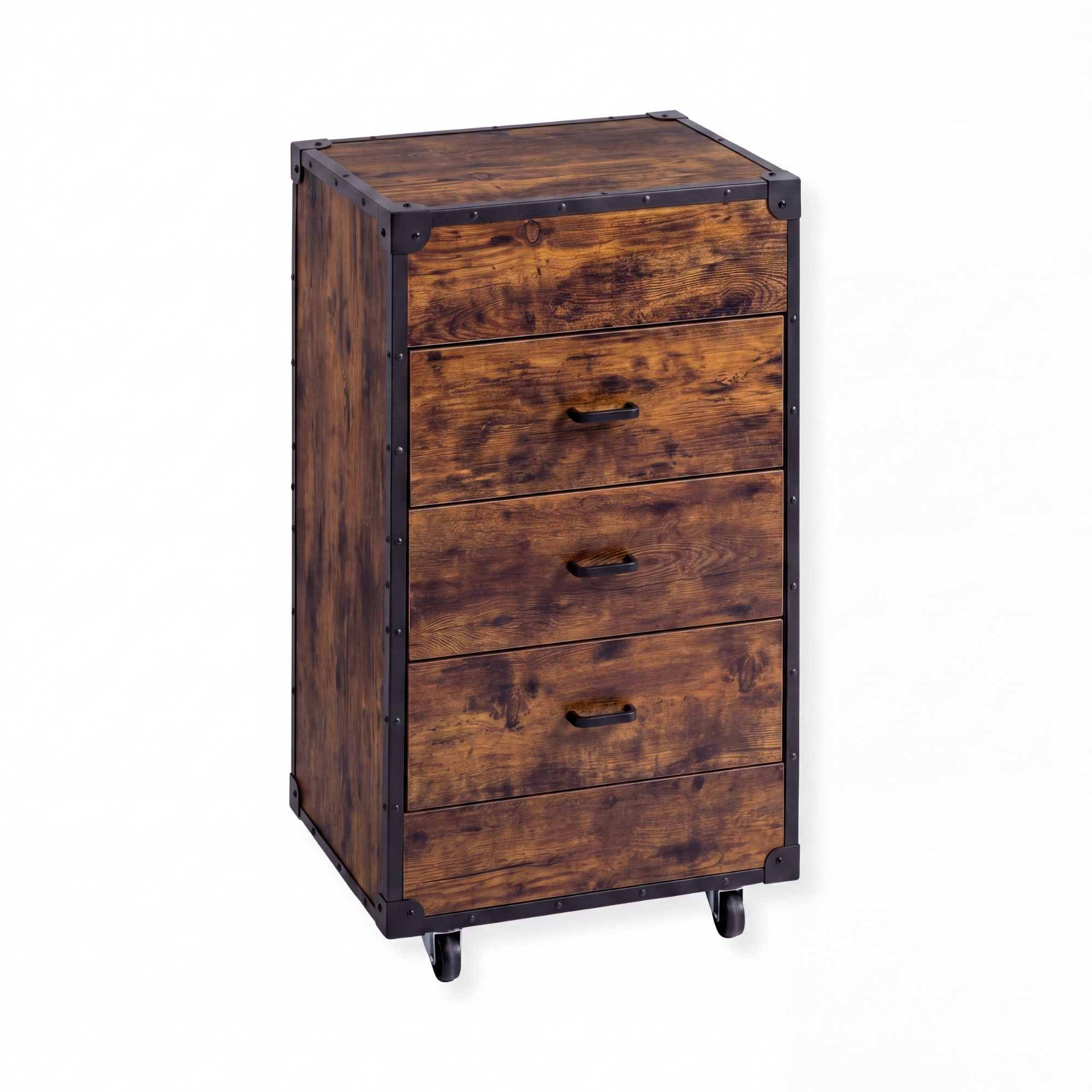 Drawer Cabinet on Wheels - London - Brown