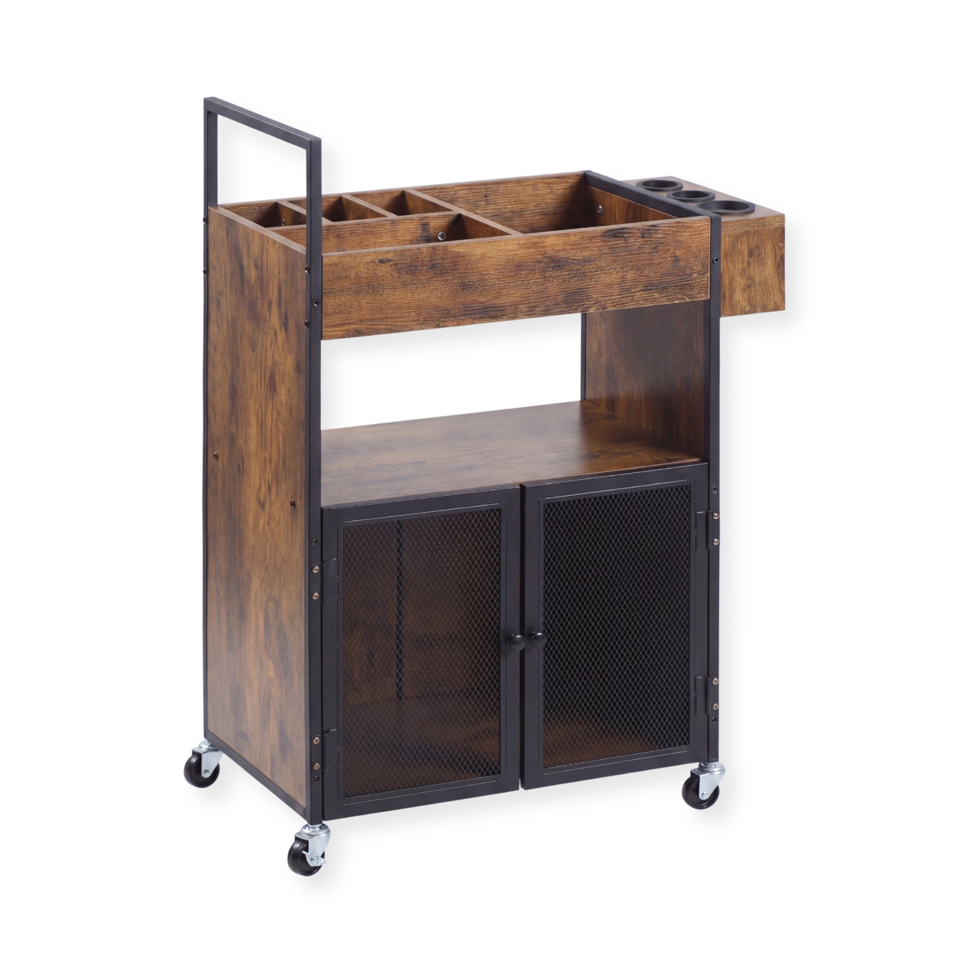 Mobile Barber Workstation - London - Brown