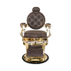 Barberchair Senior - Gold/Brown