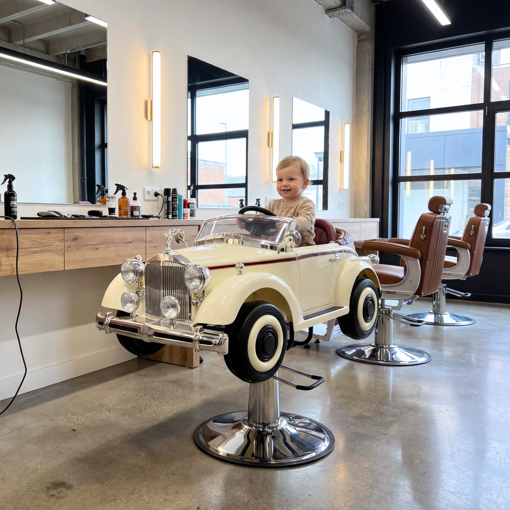 Barberchair Kids - Classic White