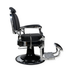 Master Barber Chair Silver Black