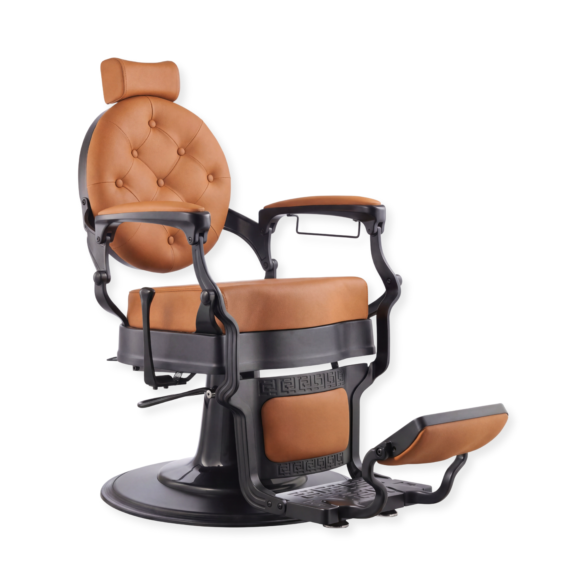 DeltaPro - Legend Barber Chair Black Orange