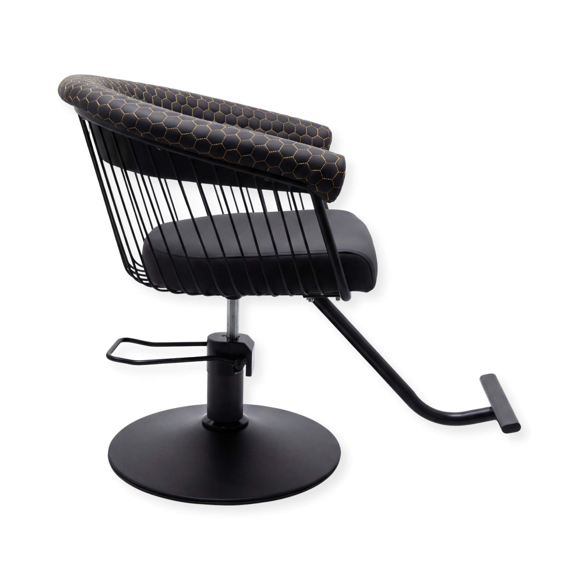 Salon Chair - Queen - Gold/Black