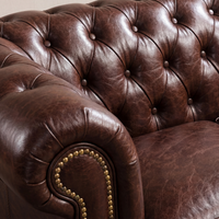 Sofa Chesterfield  Brown