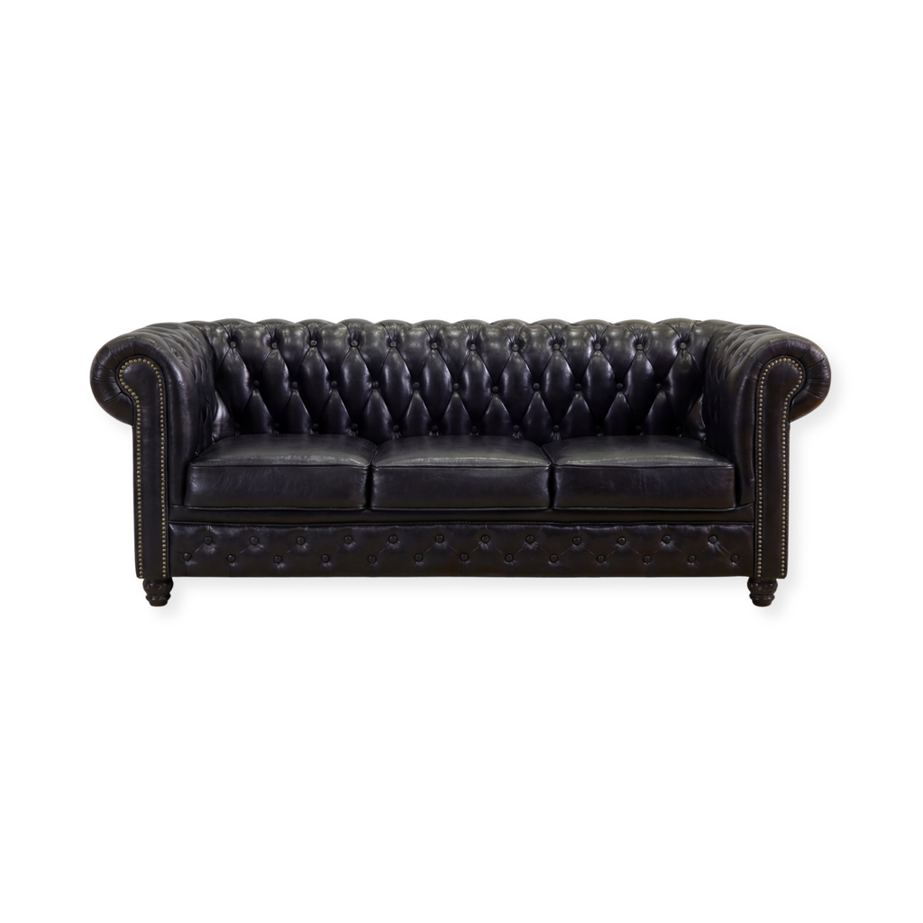 Sofa Chesterfield Black