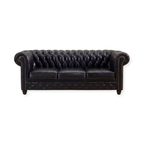 Sofa Chesterfield Black