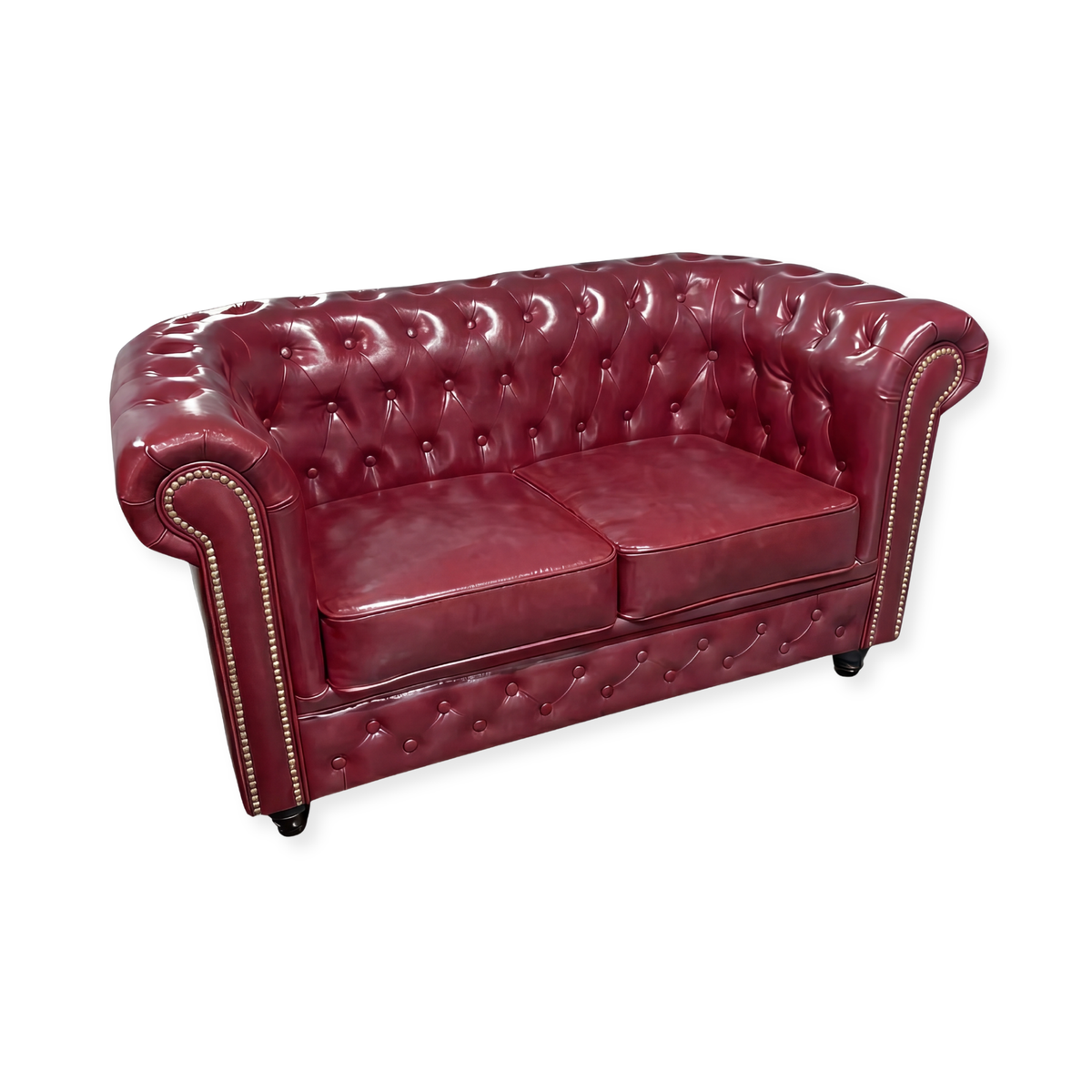 Sofa Chesterfield Compact Burgundy