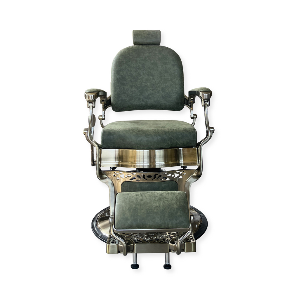 Master Barber Chair Grey Brown