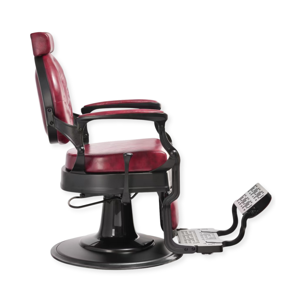 Legend Barber Chair Black Red