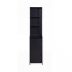 Narrow Display Cabinet  - London - Black