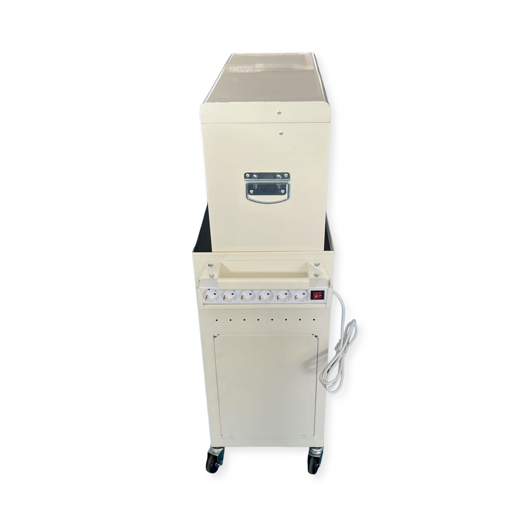 Professional Salon Storage Tool Trolley White