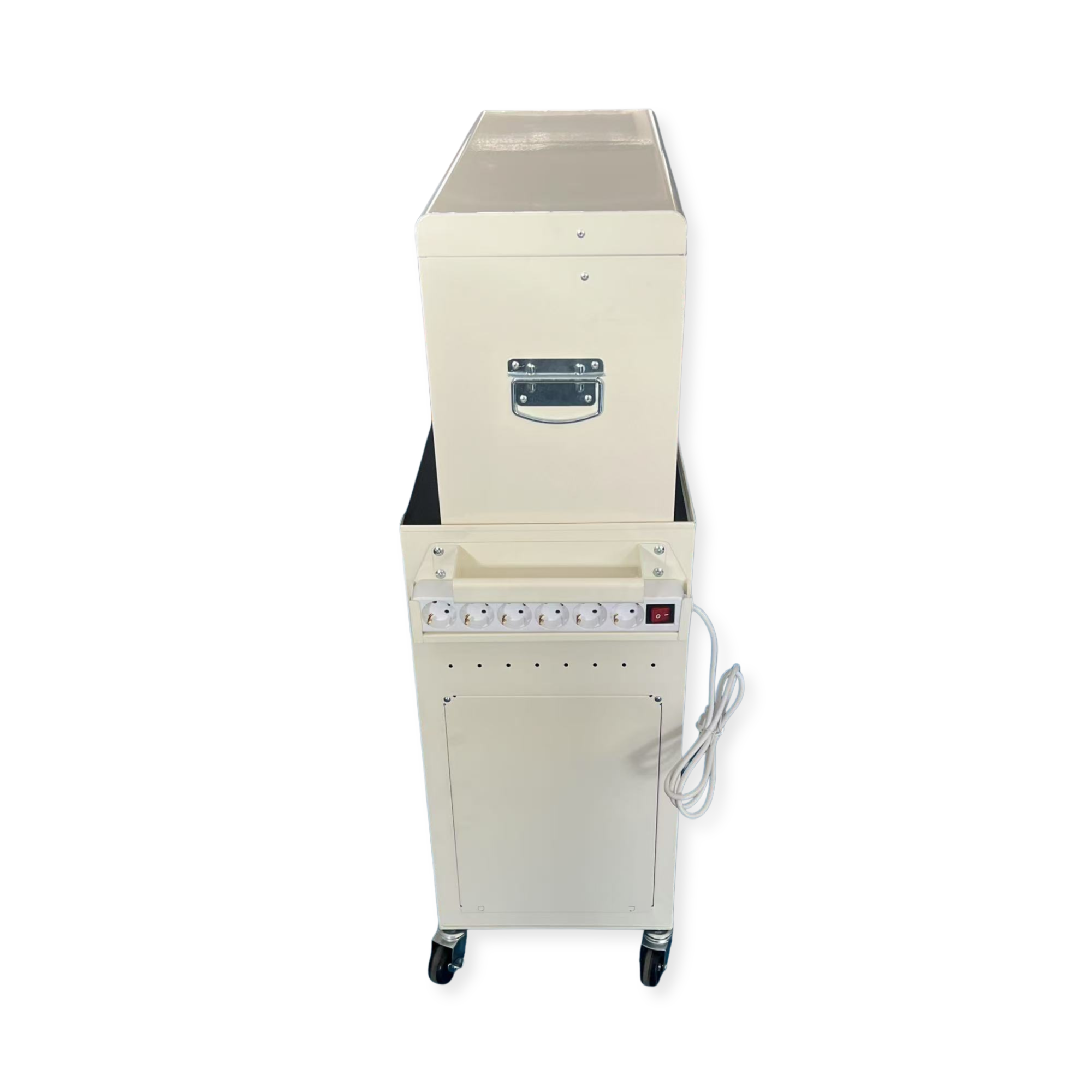 Professional Salon Storage Tool Trolley White