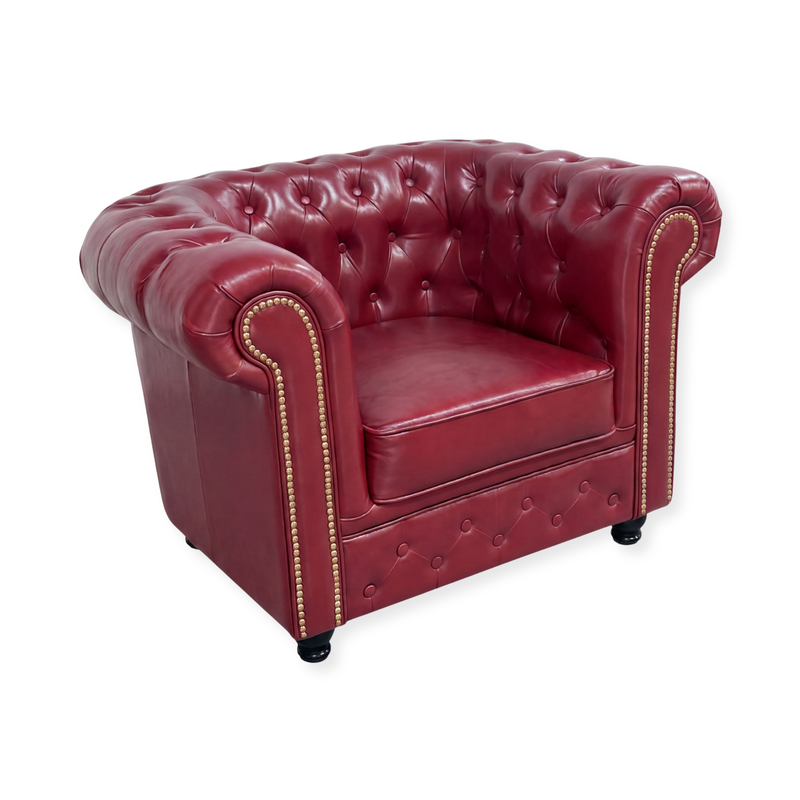 Armchair Chesterfield Burgundy