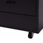 Drawer Cabinet on Wheels - London - Black