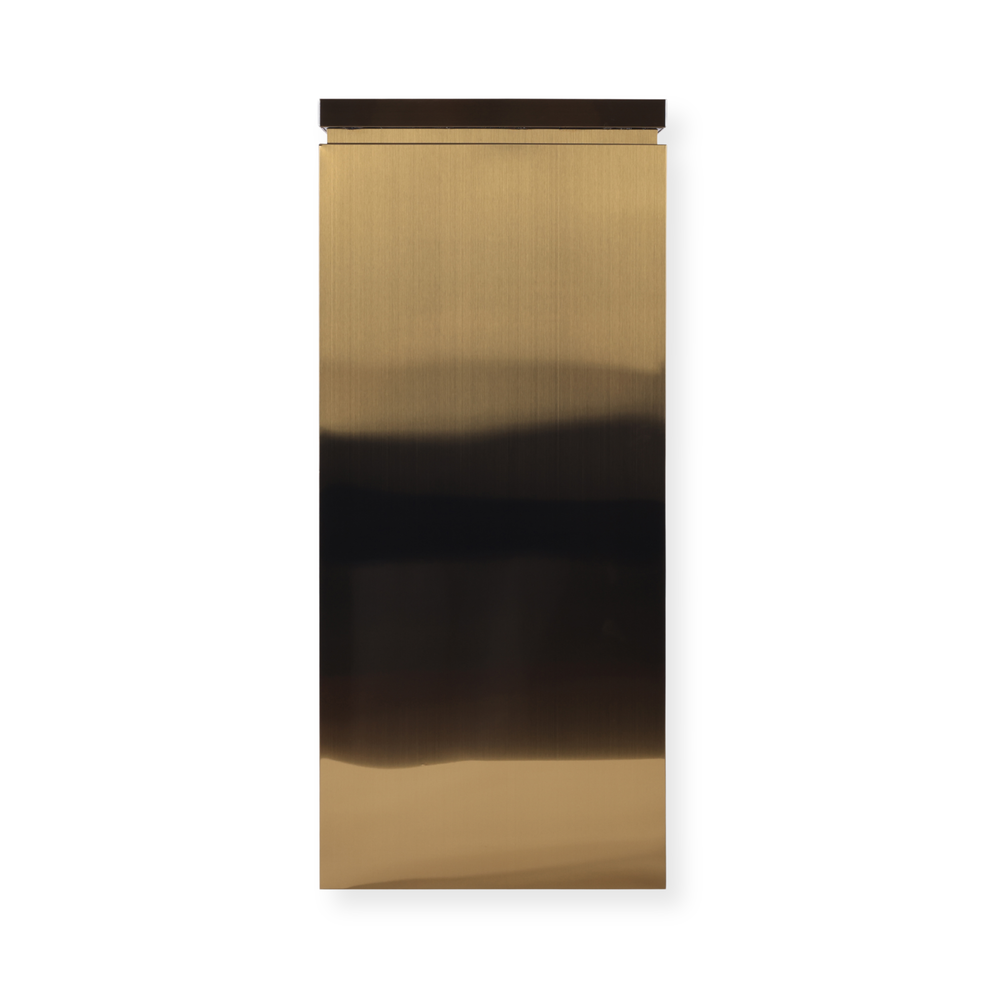 Metal Barbershop Side Table with 3 Drawers - Lira - Gold