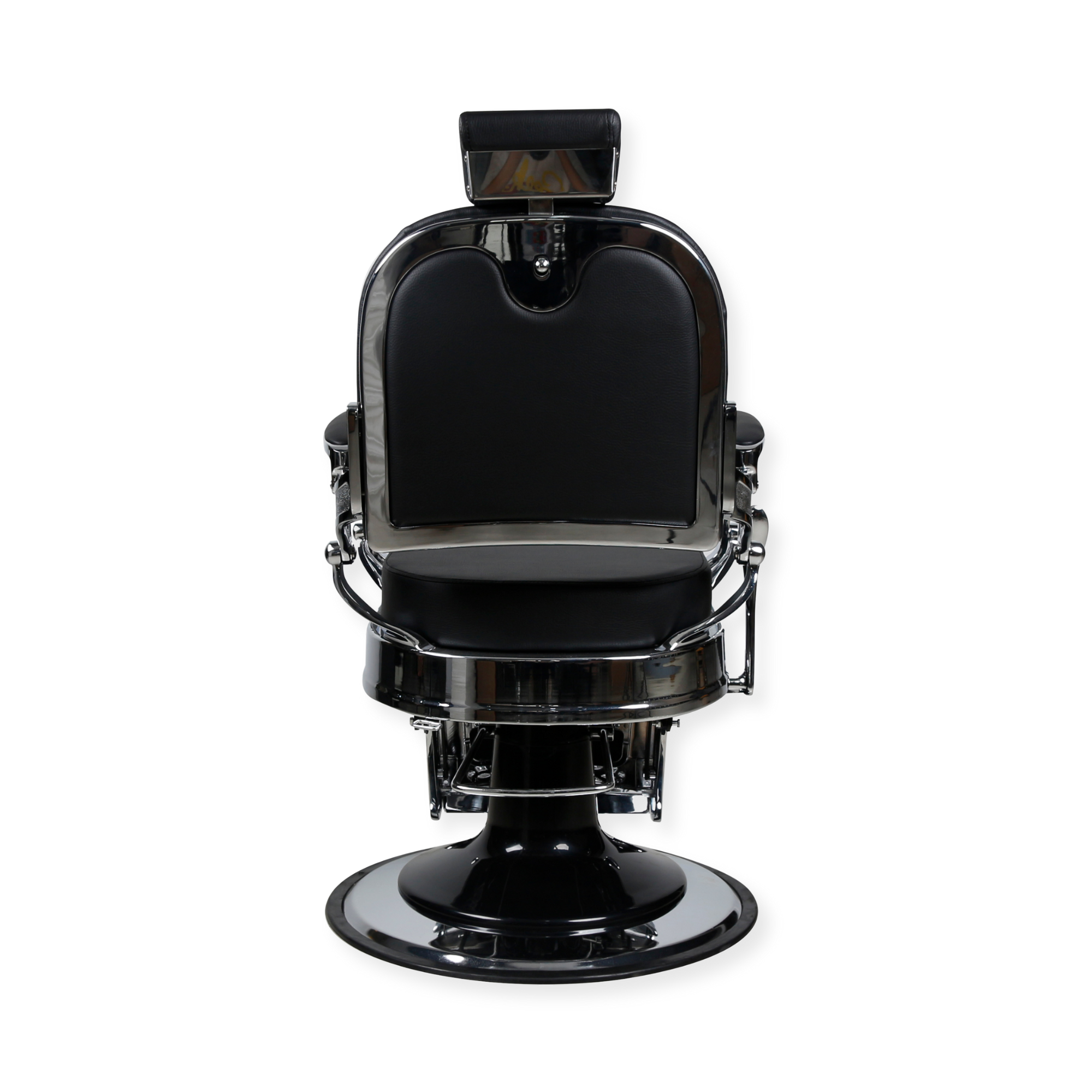 Master Barber Chair Silver Black