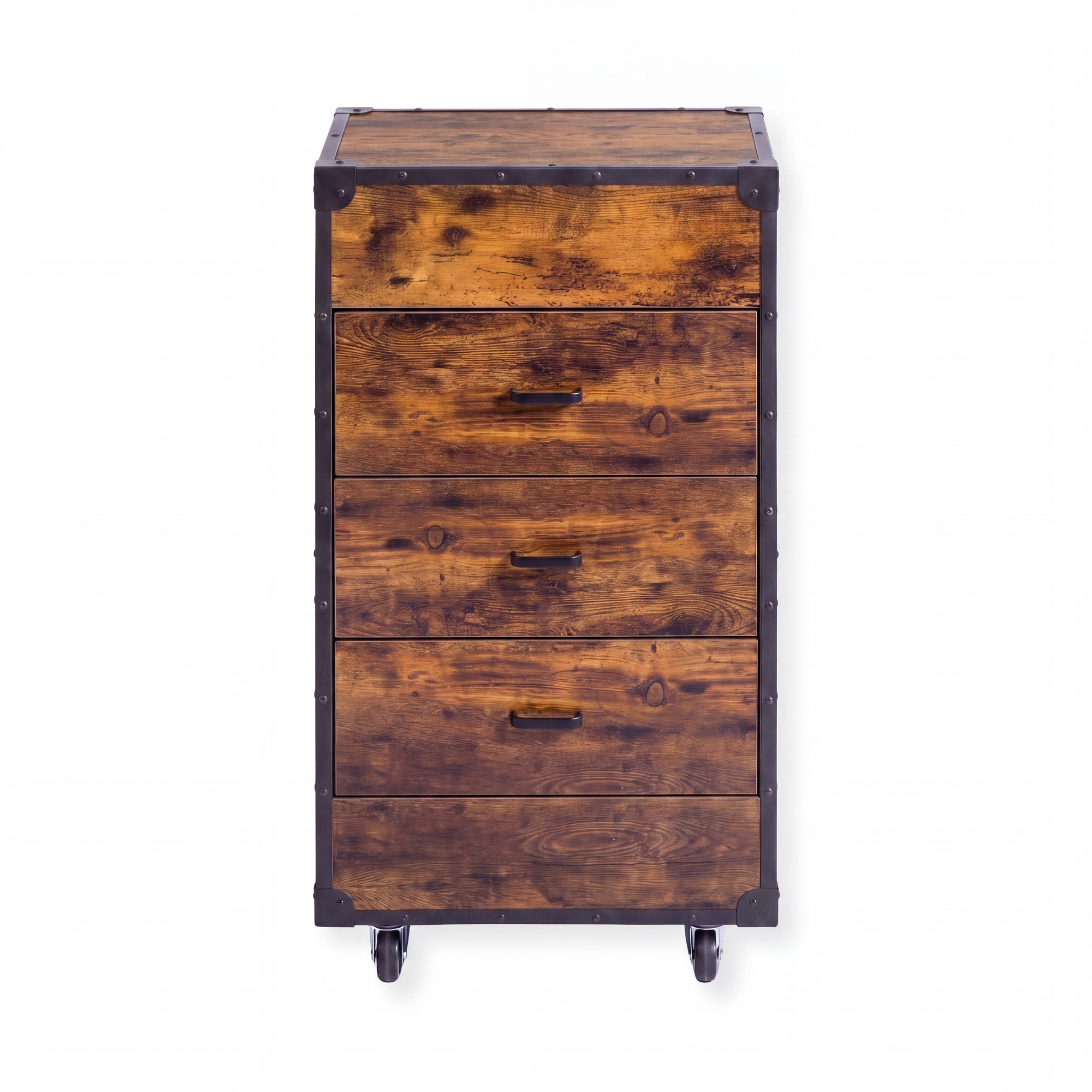 Drawer Cabinet on Wheels - London - Brown