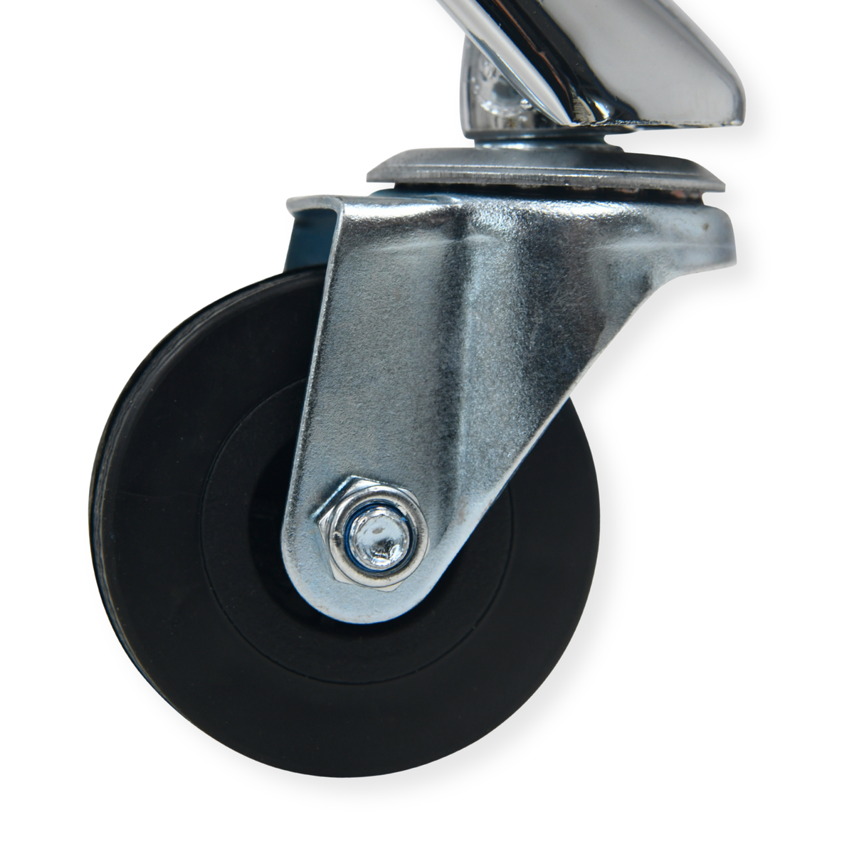 Barber Saddle Stool Silver/Black