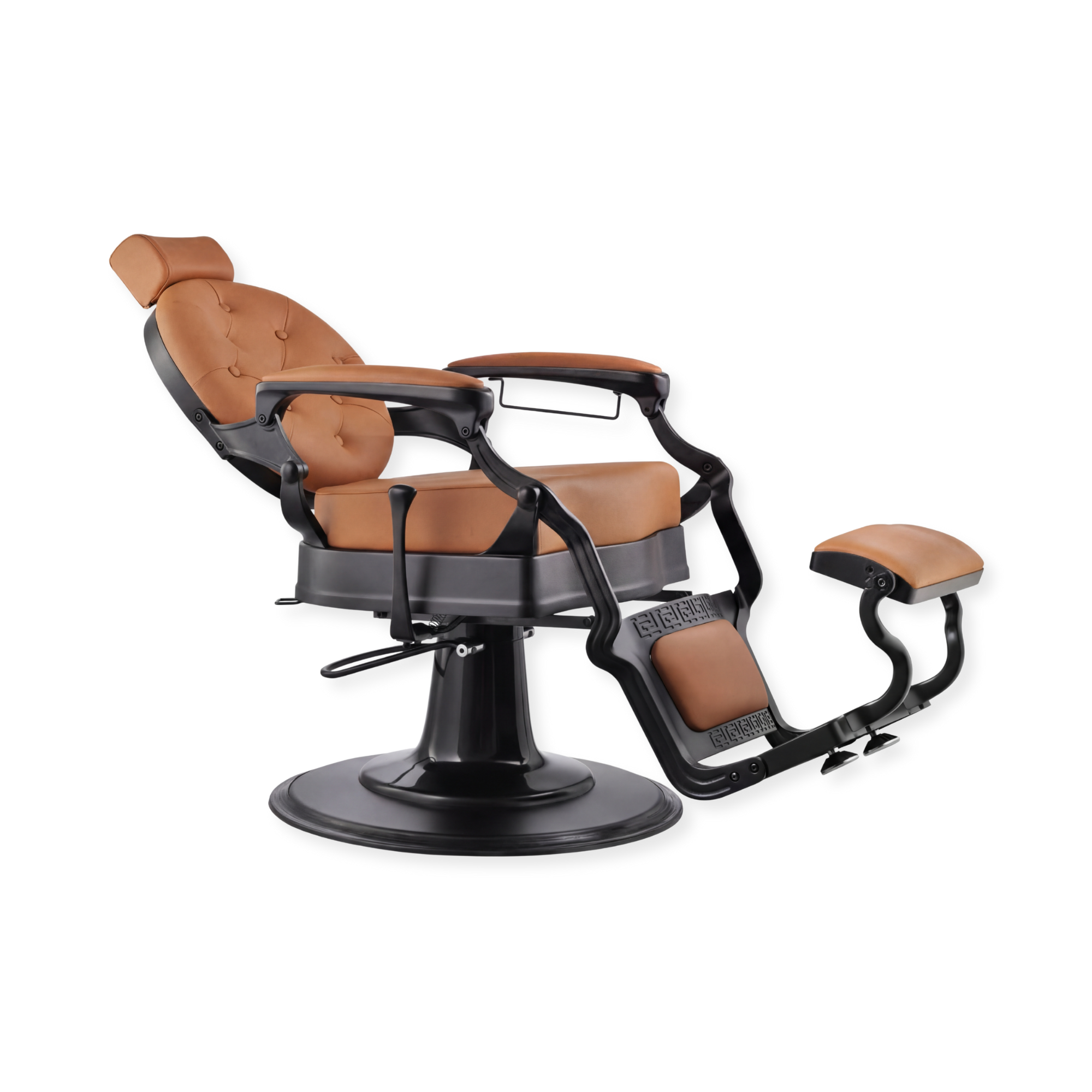 DeltaPro - Legend Barber Chair Black Orange