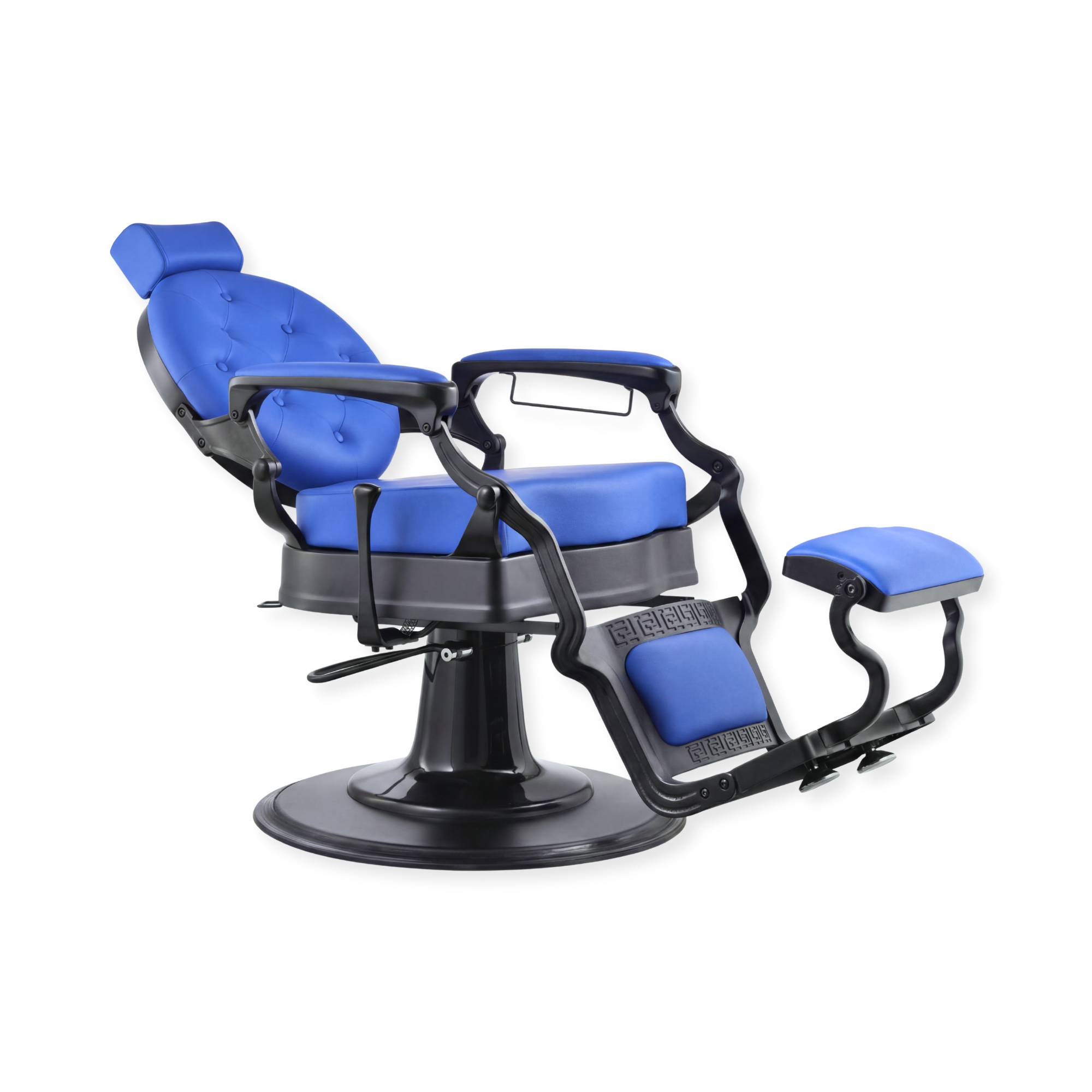 Legend Barber Chair Black Blue