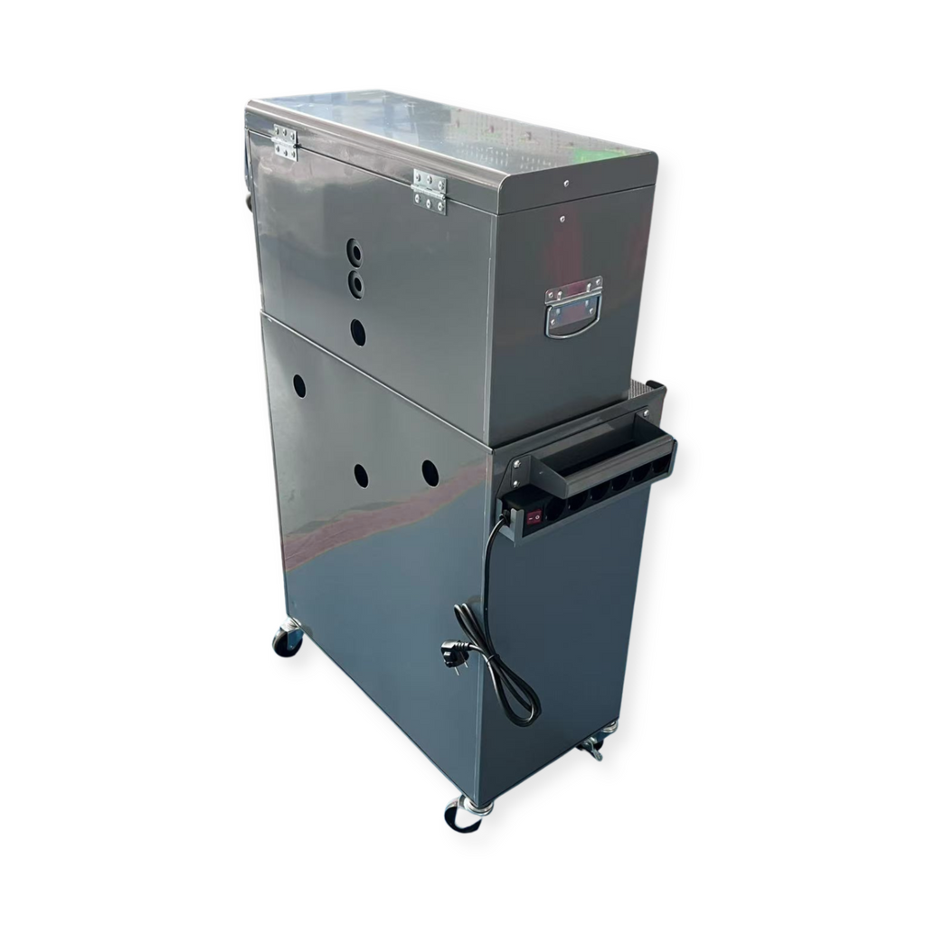 Professional Salon Storage Tool Trolley Grey