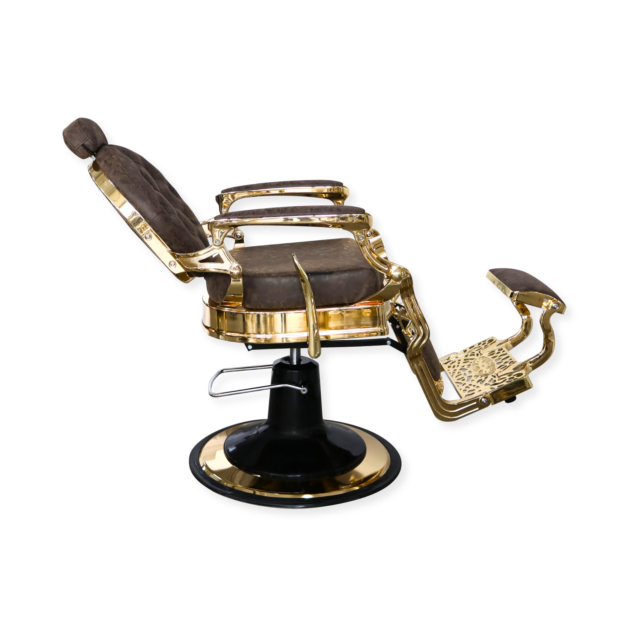Barberchair Senior - Gold/Brown