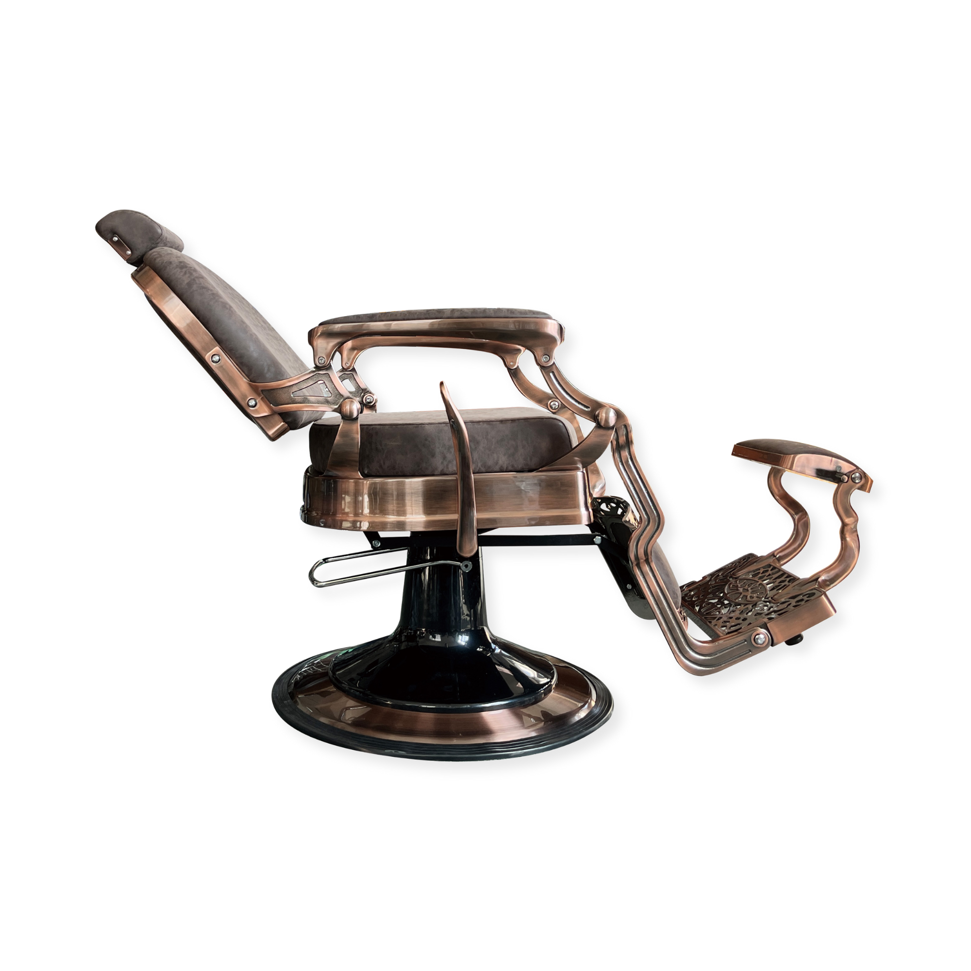 Master Barber Chair Rose Bronze Brown