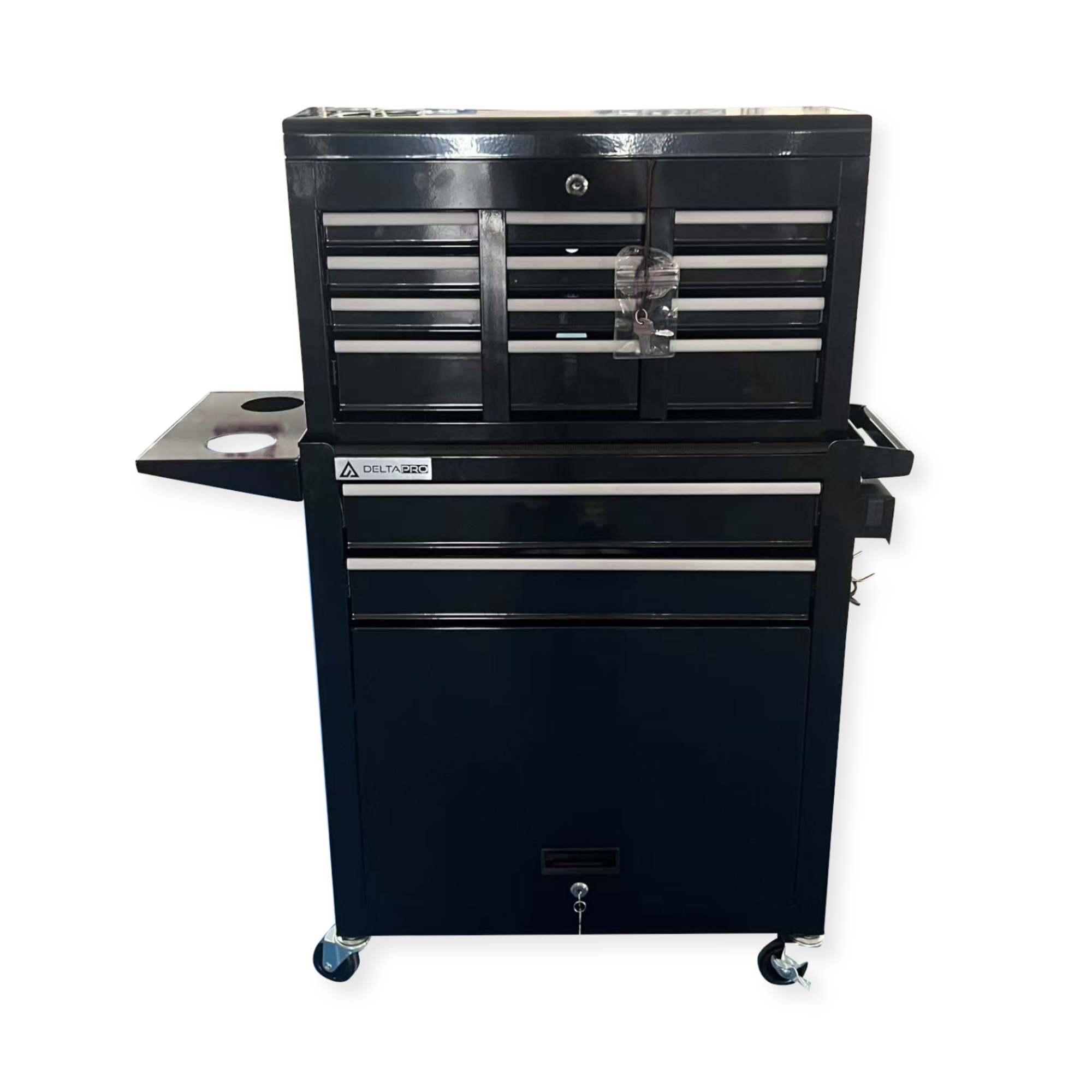 Professional Salon Storage Tool Trolley Black