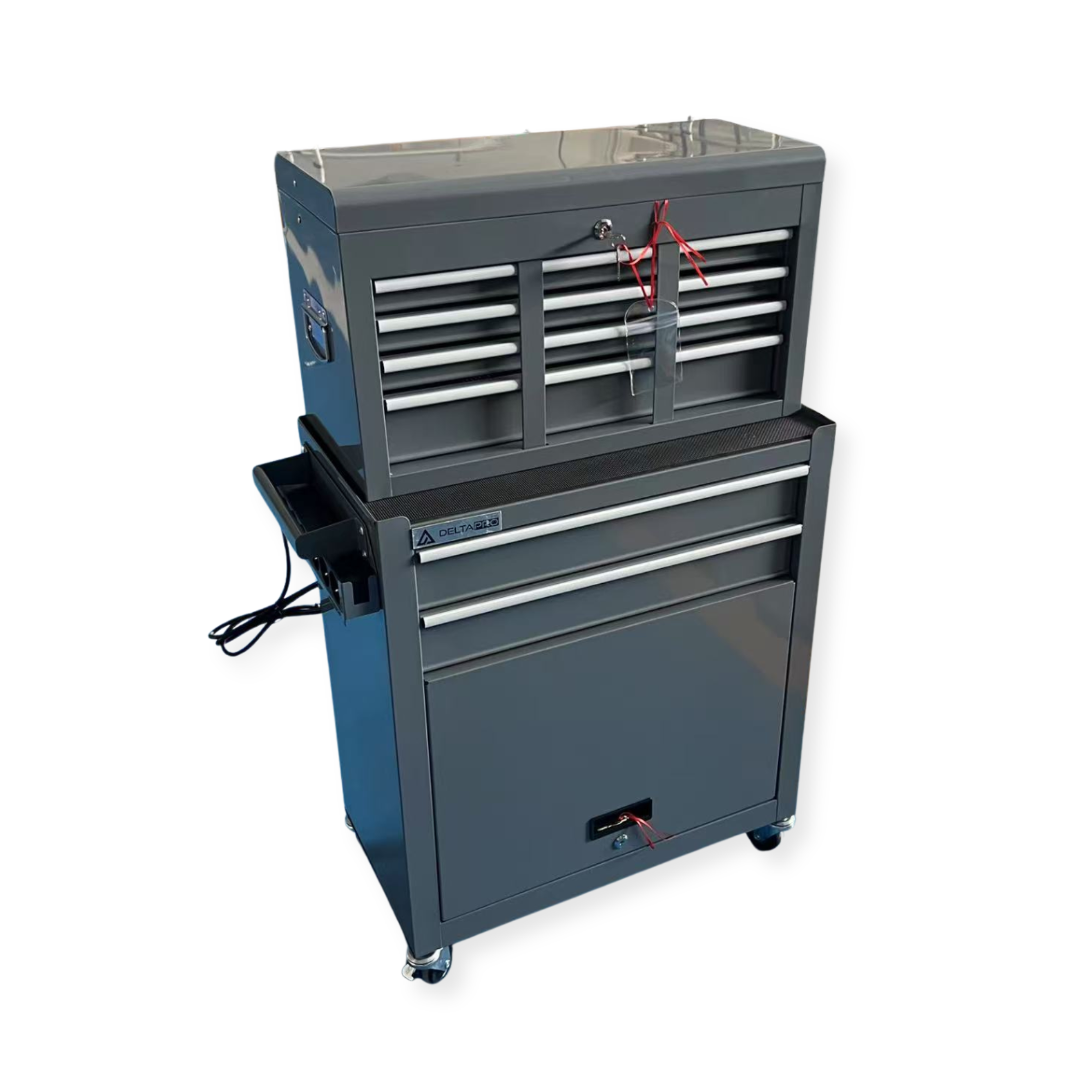 Professional Salon Storage Tool Trolley Grey
